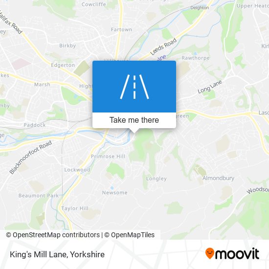 King's Mill Lane map