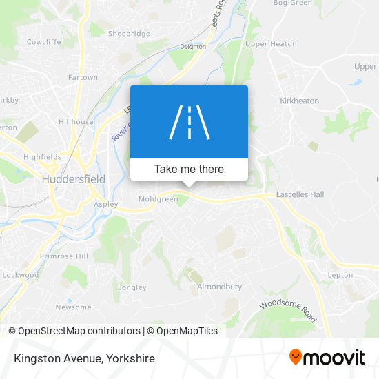 Kingston Avenue map