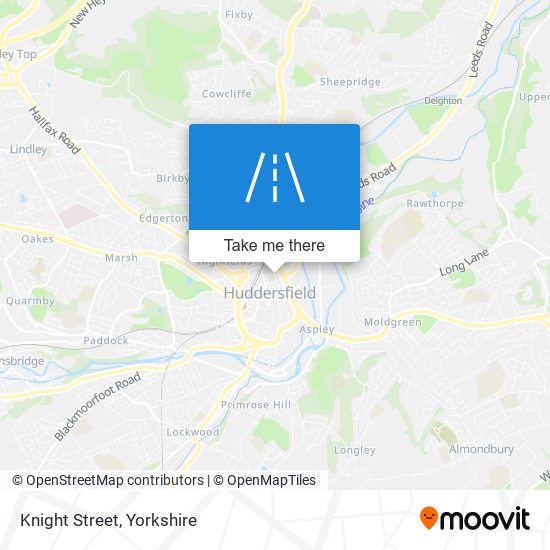 Knight Street map