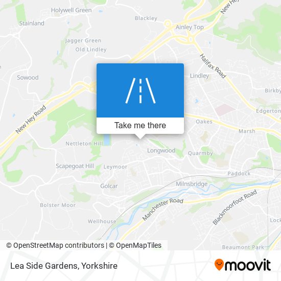 Lea Side Gardens map