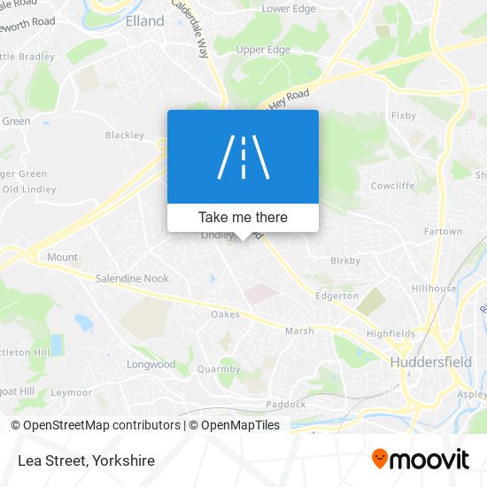 Lea Street map