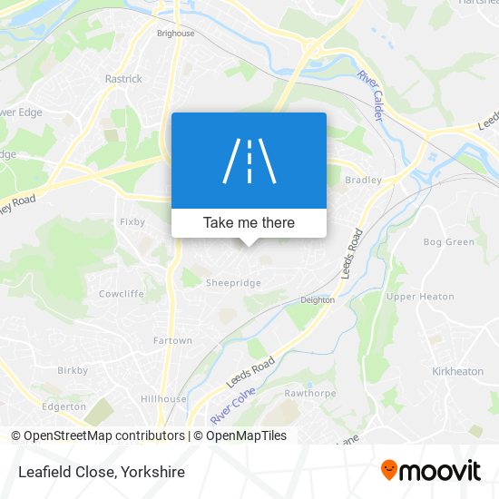 Leafield Close map