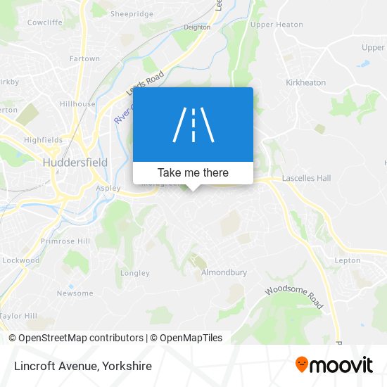 Lincroft Avenue map