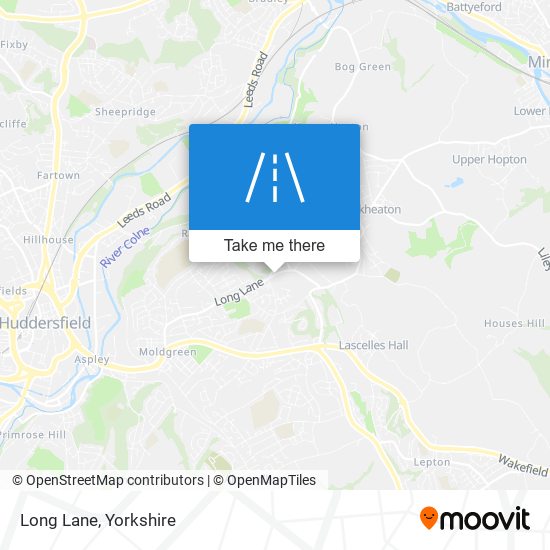 Long Lane map