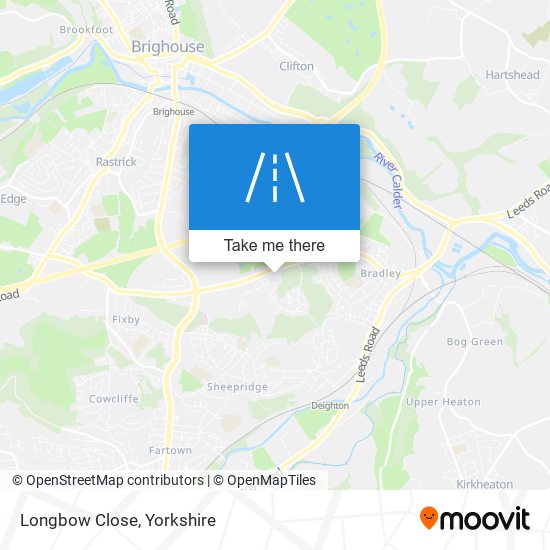 Longbow Close map