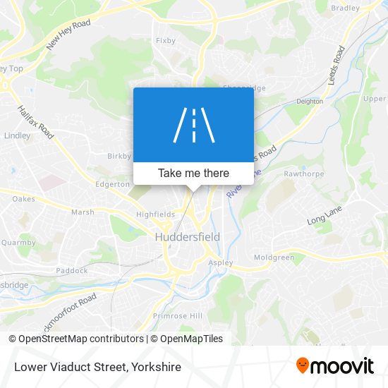 Lower Viaduct Street map