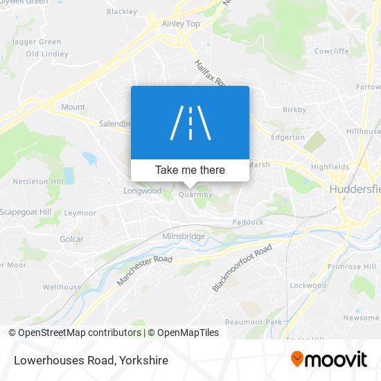 Lowerhouses Road map