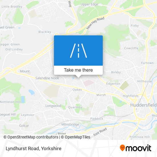 Lyndhurst Road map