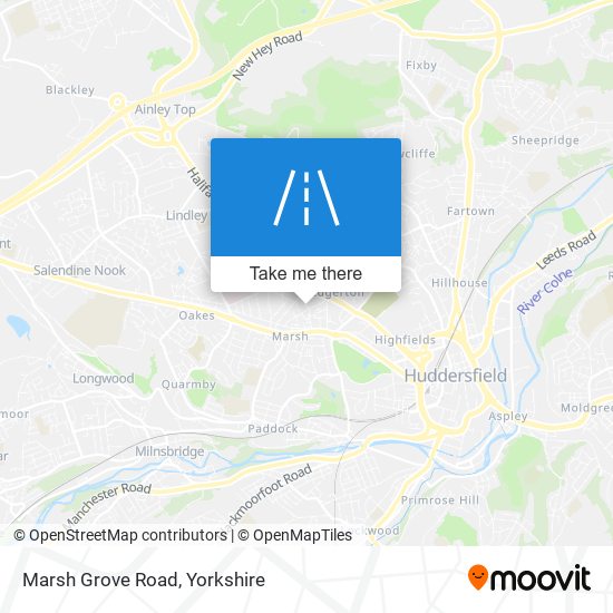 Marsh Grove Road map