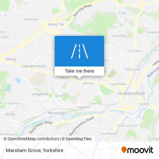 Marsham Grove map