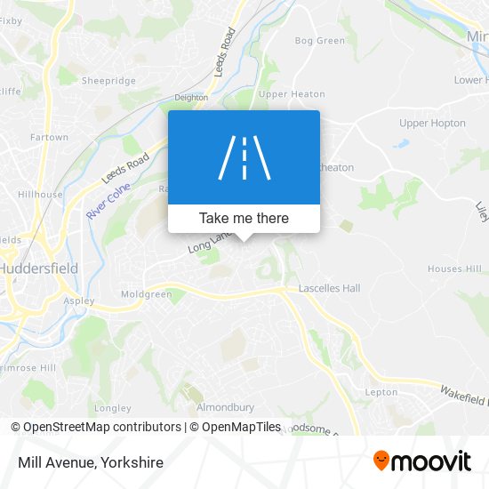 Mill Avenue map