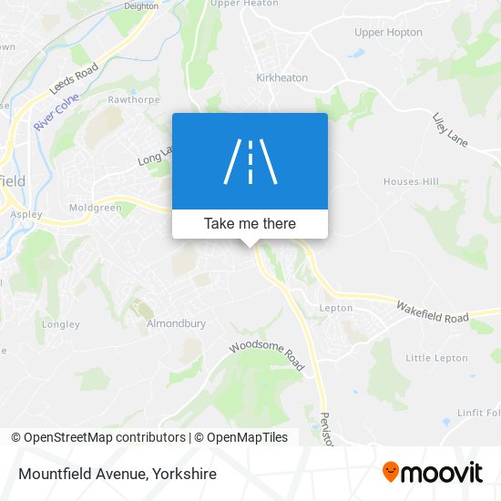 Mountfield Avenue map
