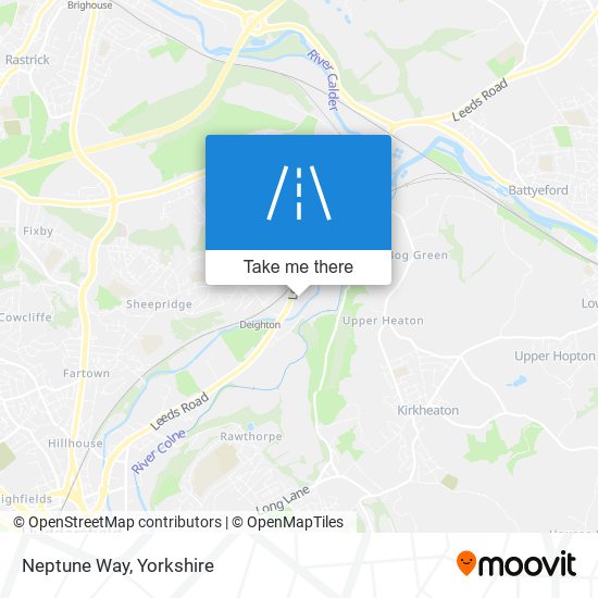 Neptune Way map