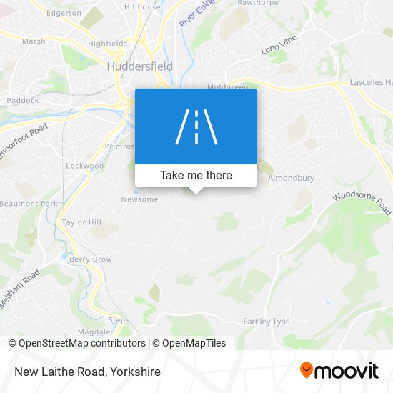 New Laithe Road map
