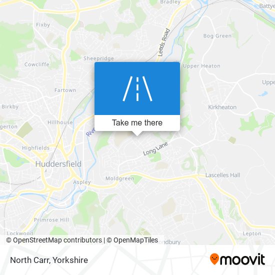 North Carr map