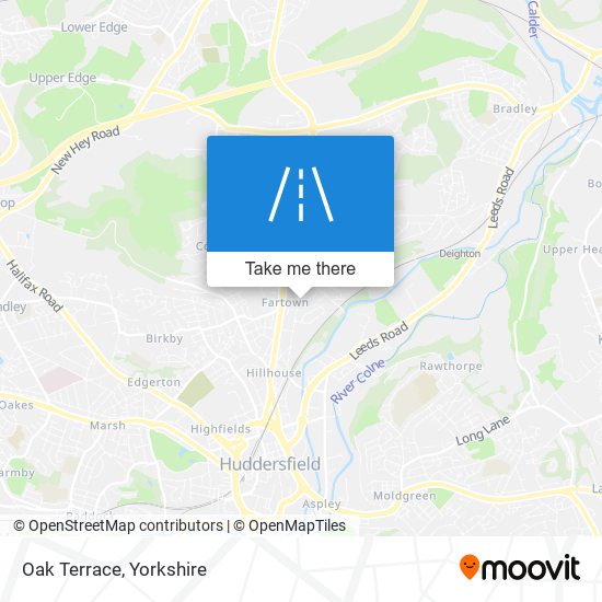 Oak Terrace map