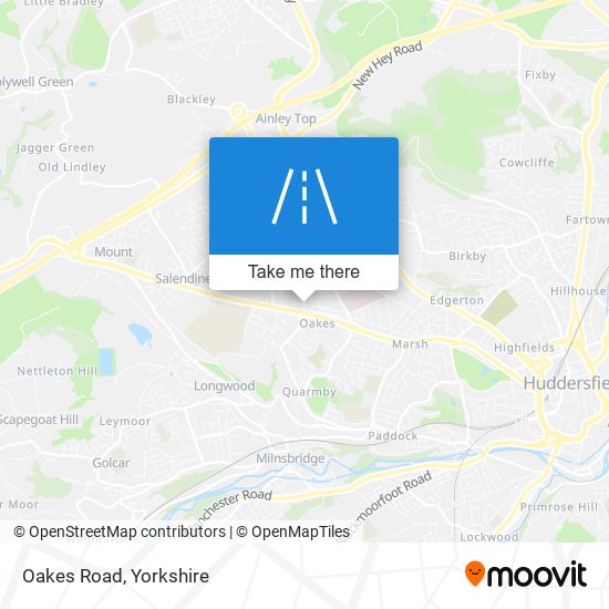 Oakes Road map