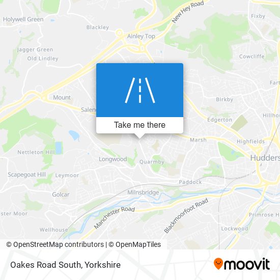 Oakes Road South map