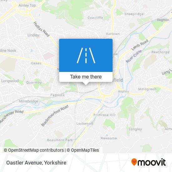 Oastler Avenue map