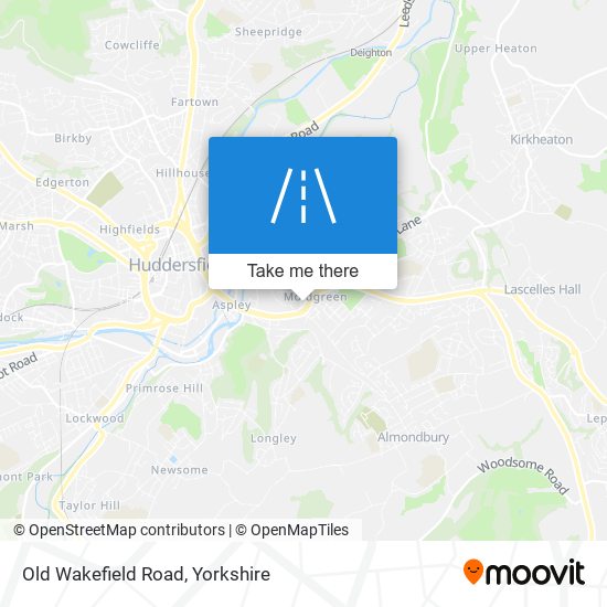 Old Wakefield Road map