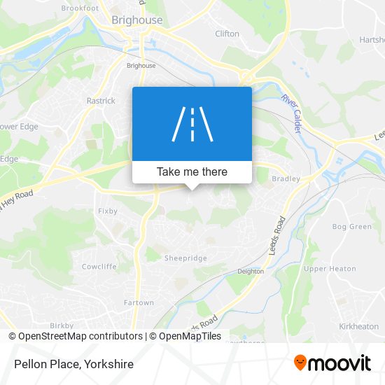 Pellon Place map