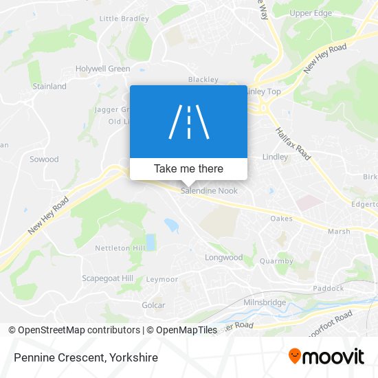 Pennine Crescent map