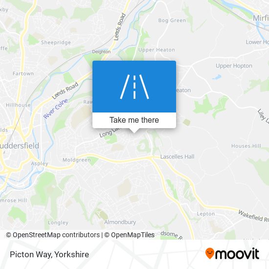 Picton Way map