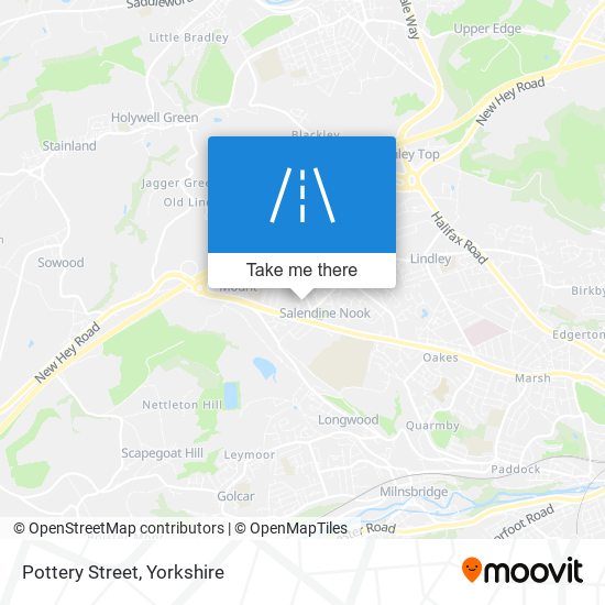 Pottery Street map