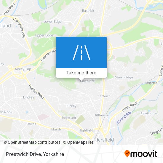 Prestwich Drive map