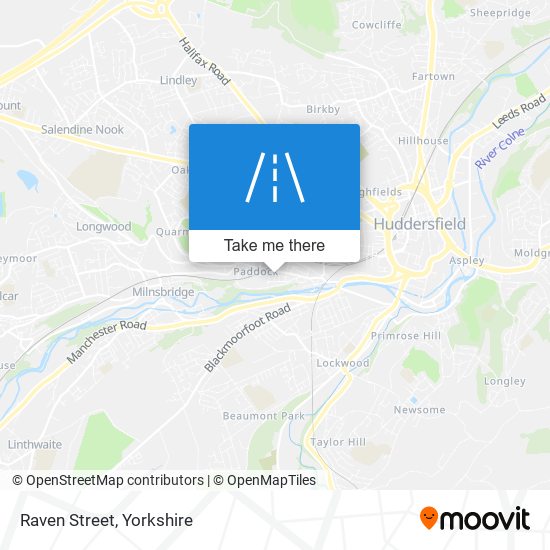 Raven Street map