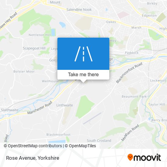 Rose Avenue map