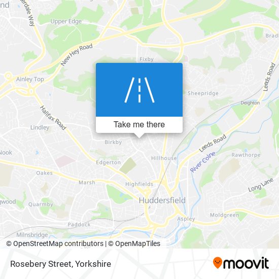 Rosebery Street map