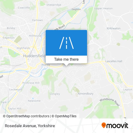 Rosedale Avenue map