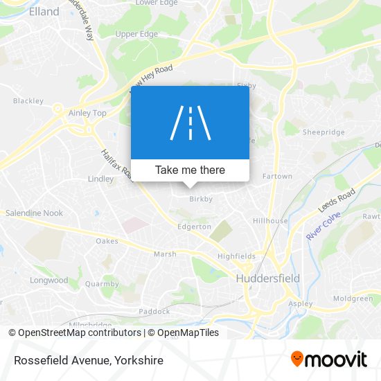 Rossefield Avenue map
