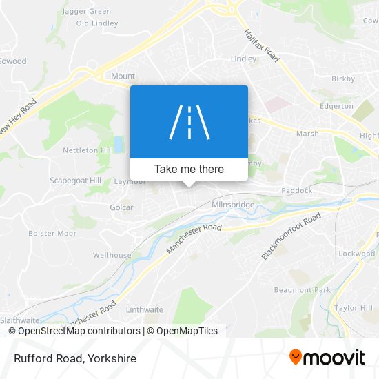 Rufford Road map