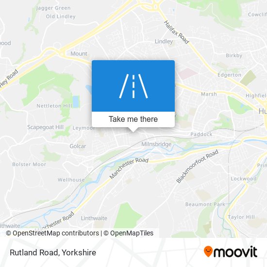 Rutland Road map