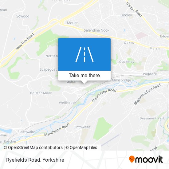 Ryefields Road map