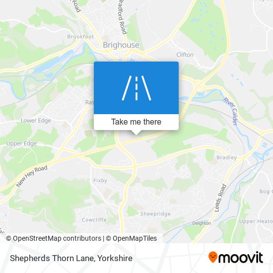 Shepherds Thorn Lane map