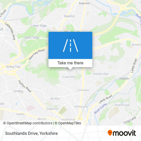 Southlands Drive map