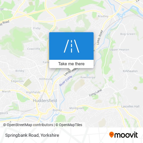 Springbank Road map