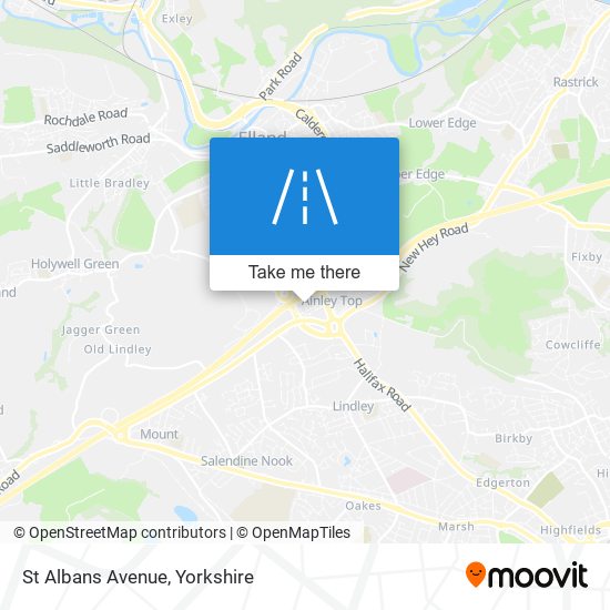 St Albans Avenue map