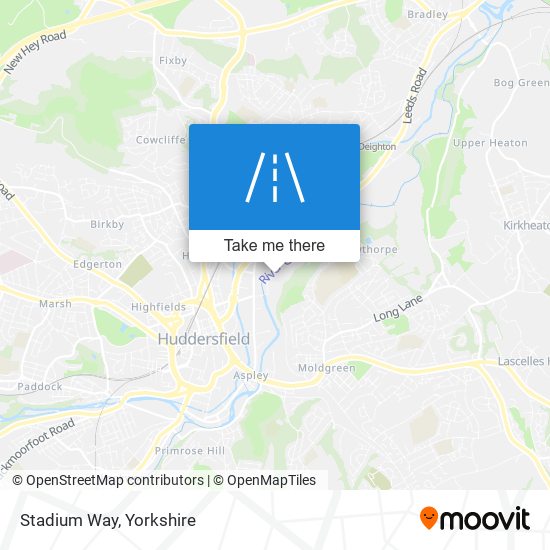 Stadium Way map
