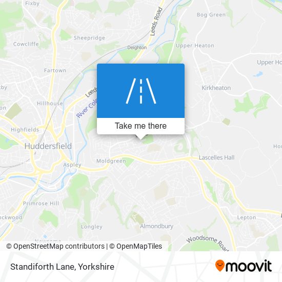Standiforth Lane map
