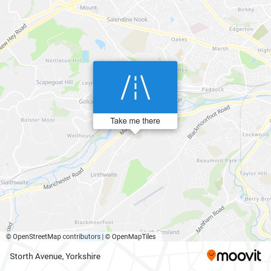 Storth Avenue map