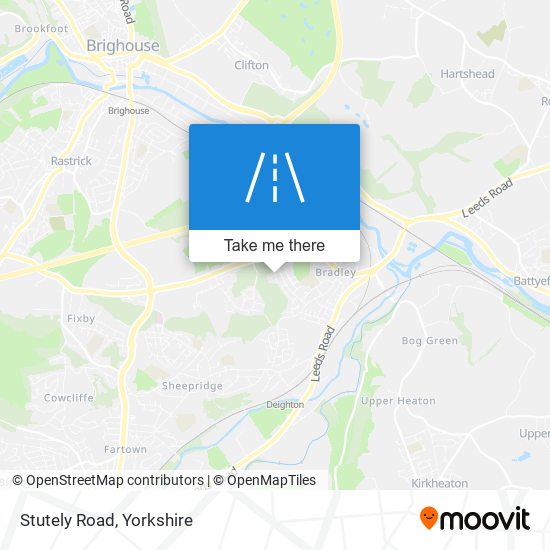 Stutely Road map
