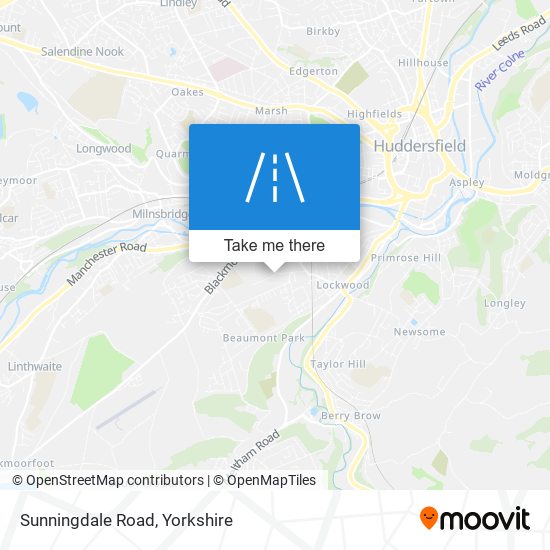 Sunningdale Road map