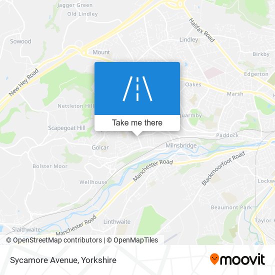 Sycamore Avenue map
