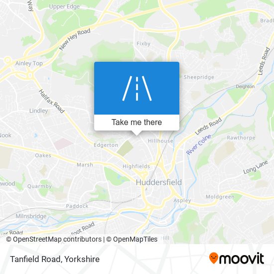 Tanfield Road map