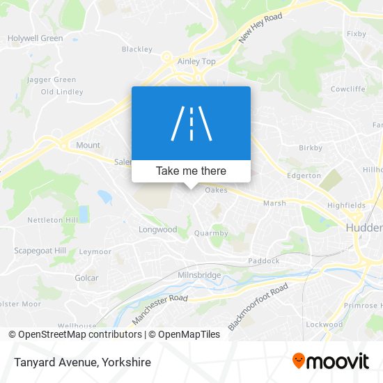 Tanyard Avenue map