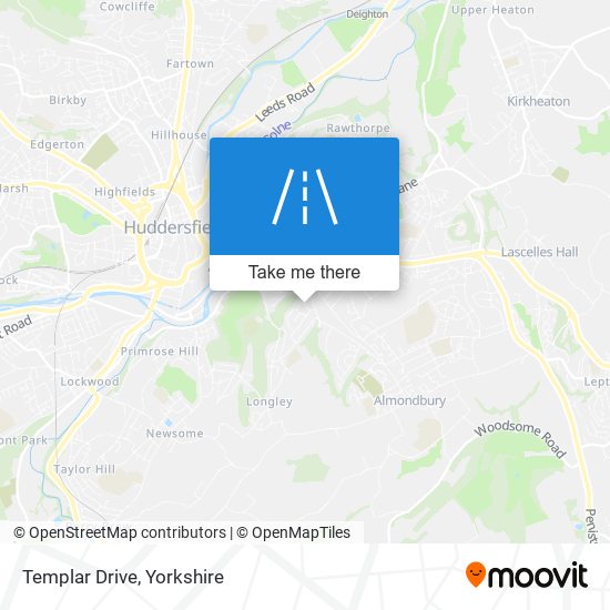 Templar Drive map